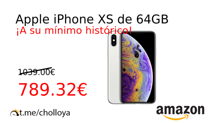 Apple iPhone XS de 64GB