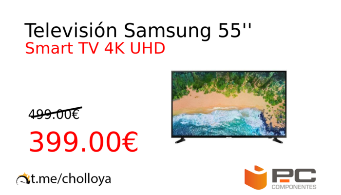 Televisión Samsung 55''