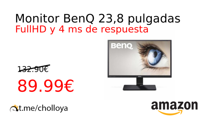 Monitor BenQ 23,8 pulgadas