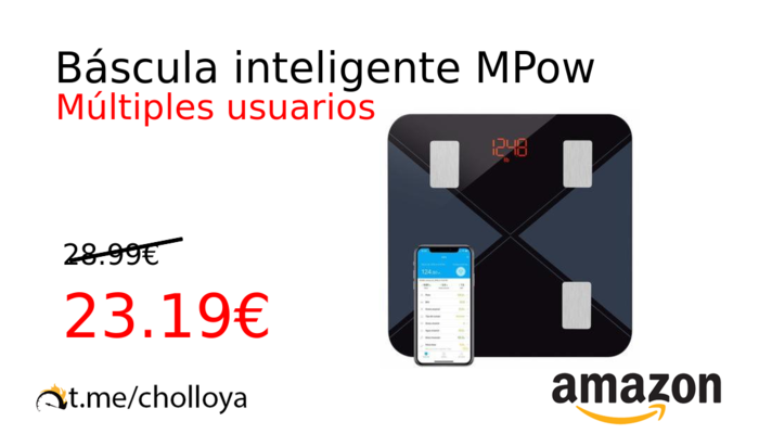 Báscula inteligente MPow