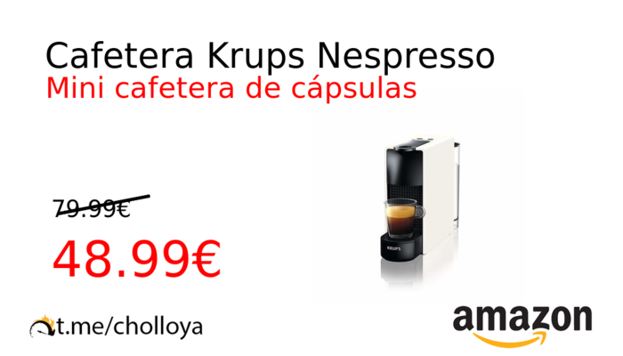 Cafetera Krups Nespresso