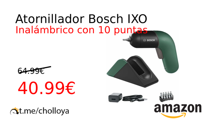 Atornillador Bosch IXO