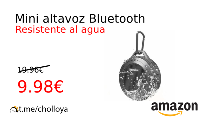 Mini altavoz Bluetooth