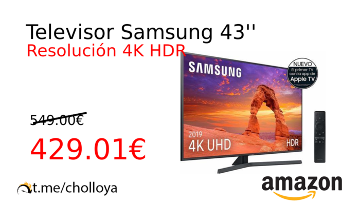 Televisor Samsung 43''