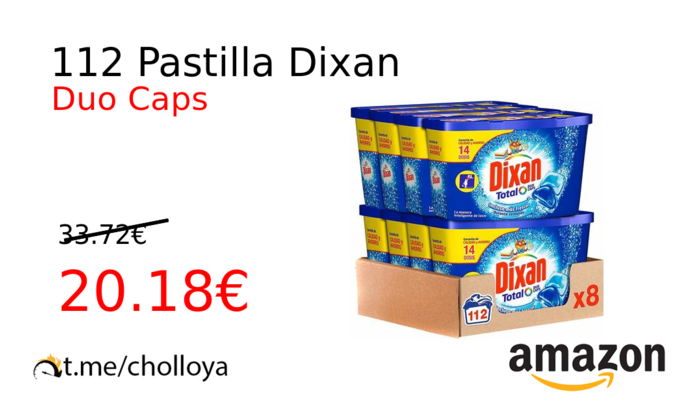 112 Pastilla Dixan