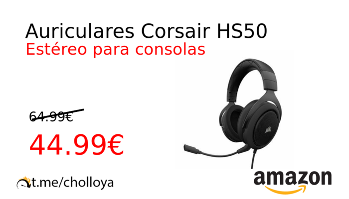 Auriculares Corsair HS50