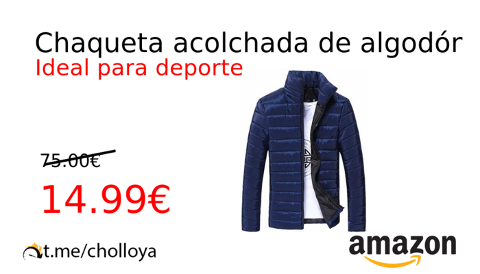 Chaqueta acolchada de algodón