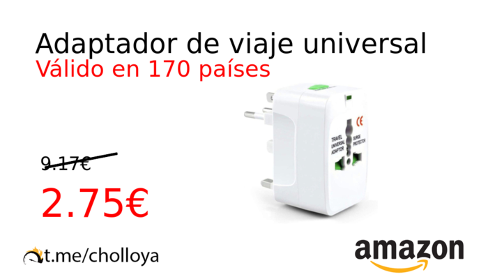 Adaptador de viaje universal