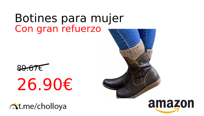 Botines para mujer