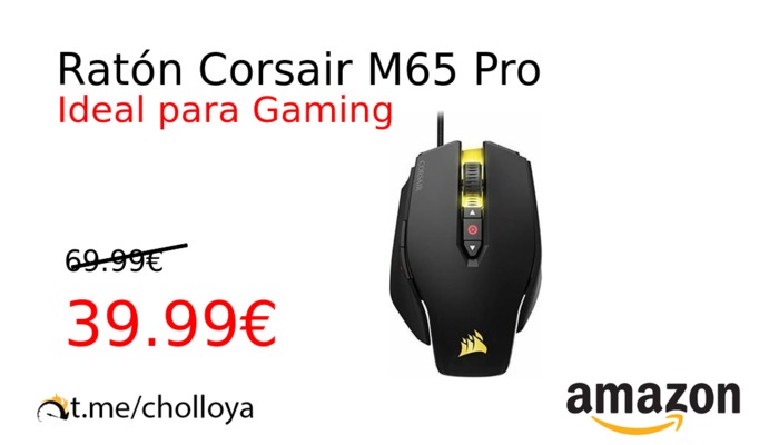 Ratón Corsair M65 Pro