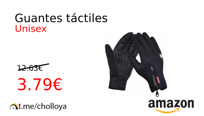 Guantes táctiles