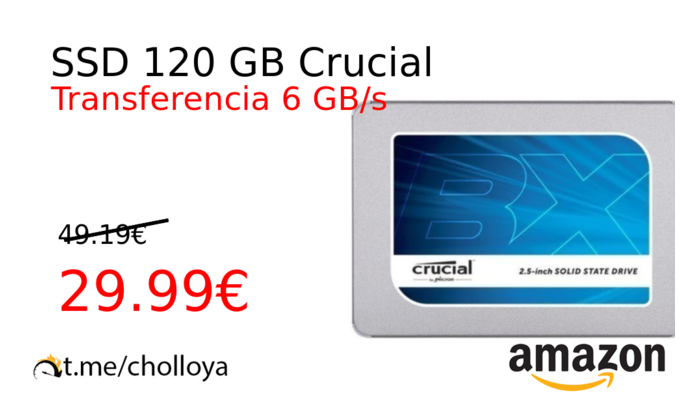 SSD 120 GB Crucial