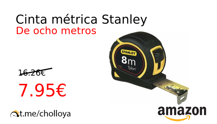 Cinta métrica Stanley