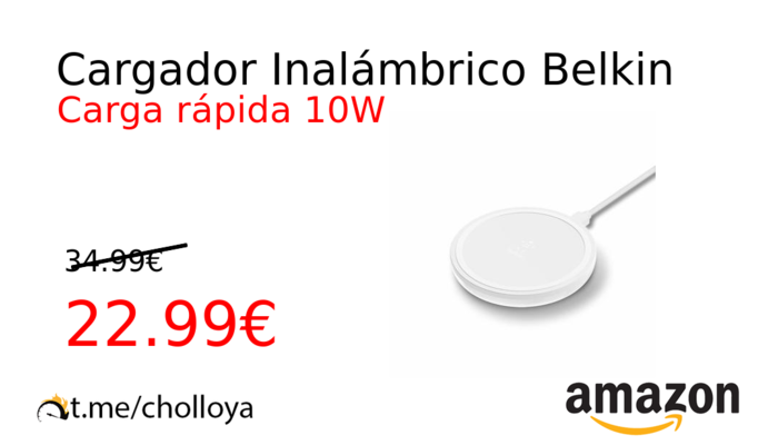 Cargador Inalámbrico Belkin