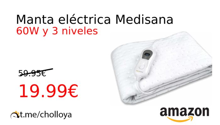 Manta eléctrica Medisana