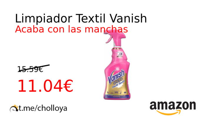 Limpiador Textil Vanish