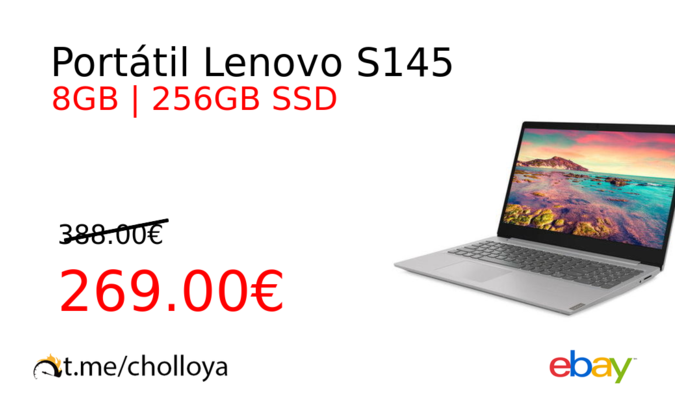 Portátil Lenovo S145