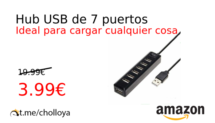 Hub USB de 7 puertos