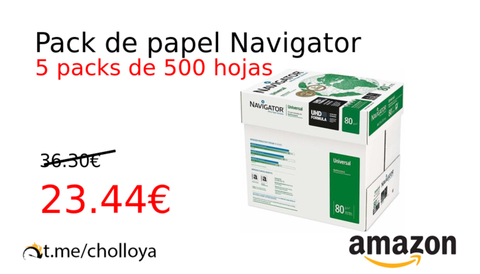 Pack de papel Navigator