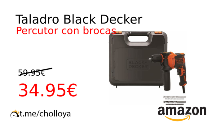 Taladro Black Decker