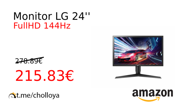 Monitor LG 24''