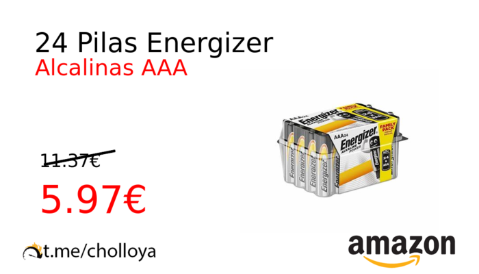 24 Pilas Energizer