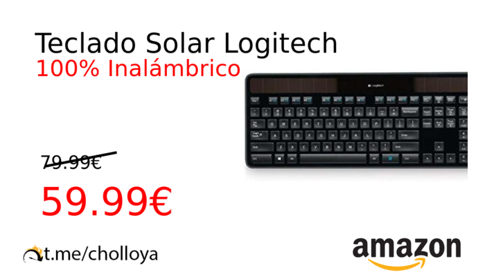 Teclado Solar Logitech