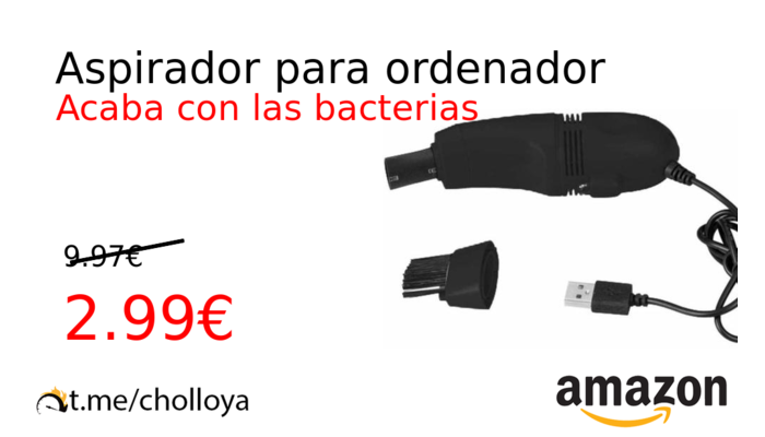 Aspirador para ordenador