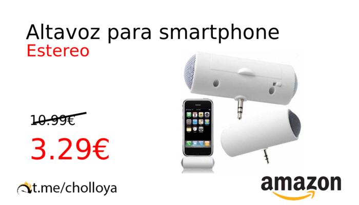 Altavoz para smartphone