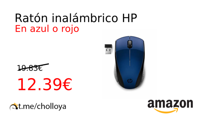 Ratón inalámbrico HP