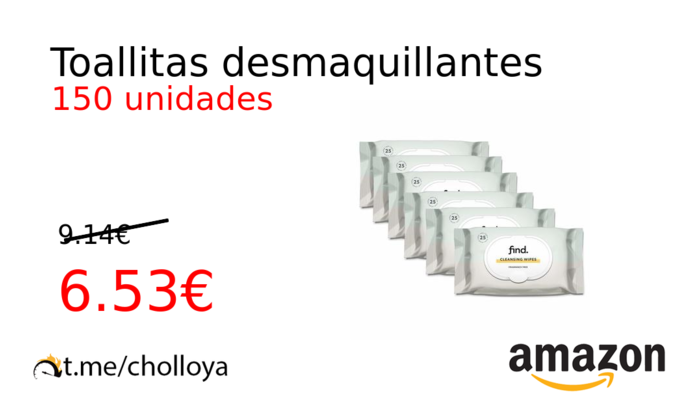 Toallitas desmaquillantes