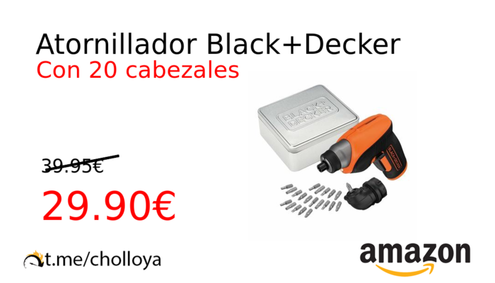 Atornillador Black+Decker