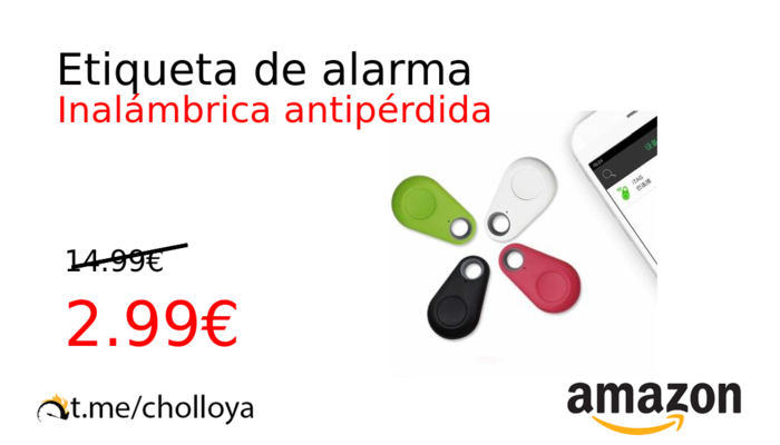 Etiqueta de alarma