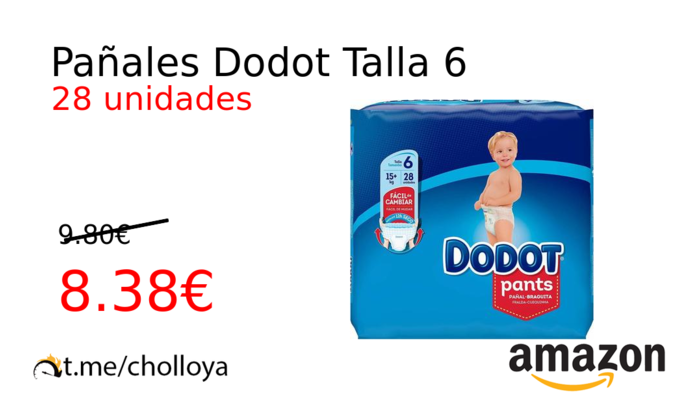 Pañales Dodot Talla 6