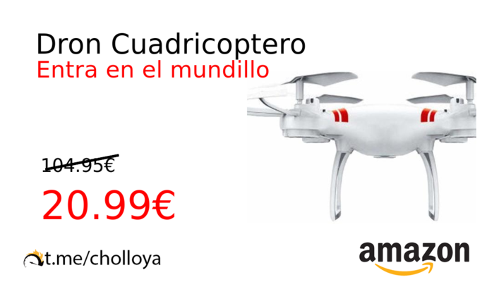 Dron Cuadricoptero