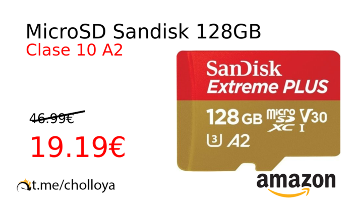 MicroSD Sandisk 128GB