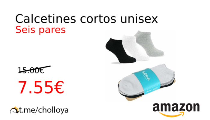 Calcetines cortos unisex