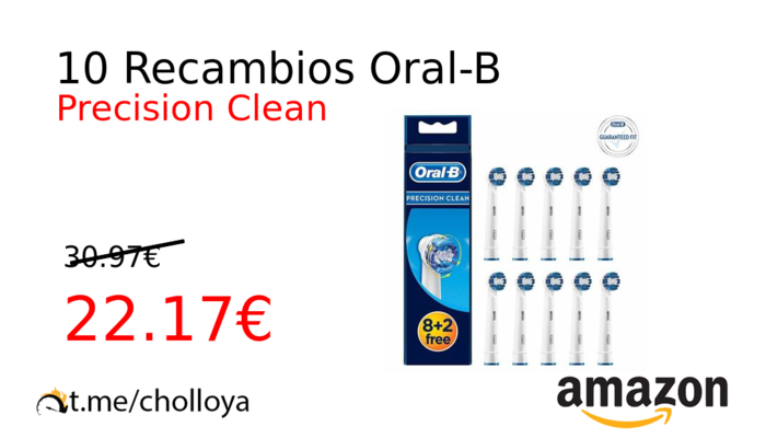 10 Recambios Oral-B