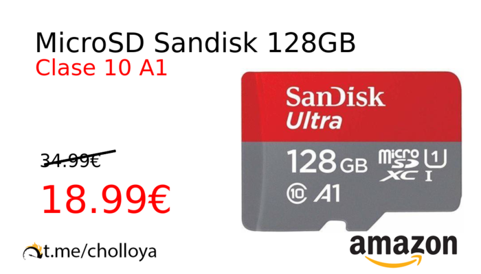 MicroSD Sandisk 128GB