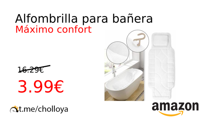 Alfombrilla para bañera