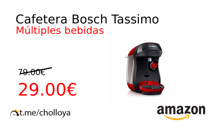 Cafetera Bosch Tassimo