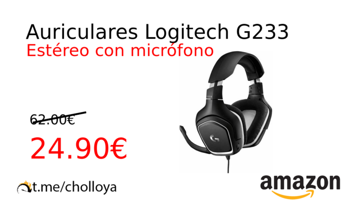 Auriculares Logitech G233