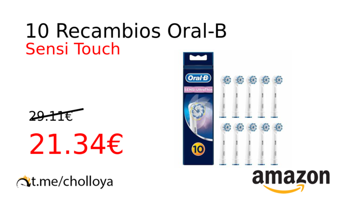 10 Recambios Oral-B