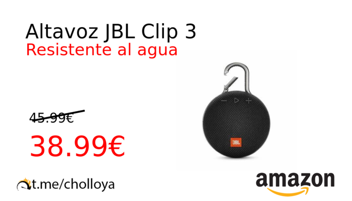 Altavoz JBL Clip 3