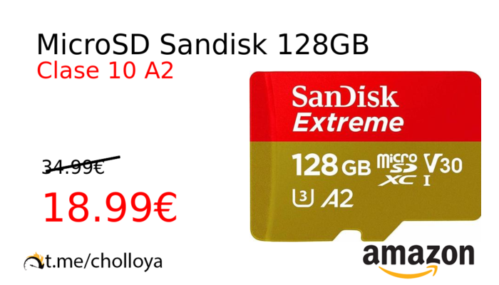 MicroSD Sandisk 128GB