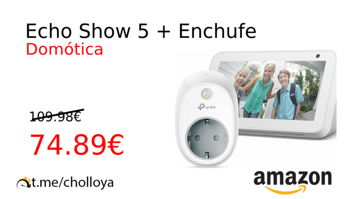Echo Show 5 + Enchufe