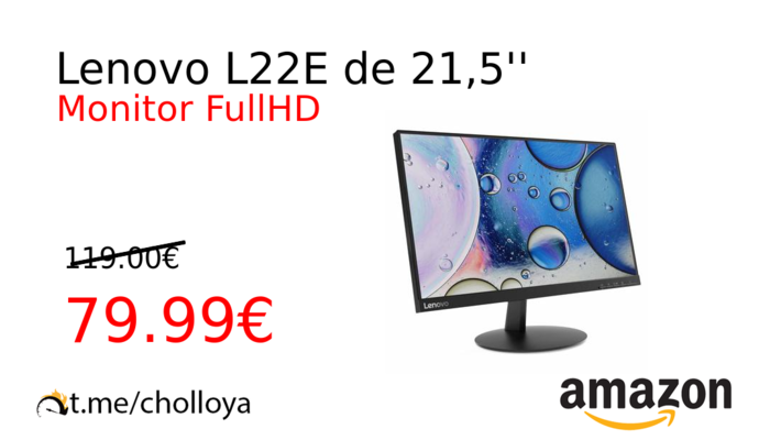 Lenovo L22E de 21,5''