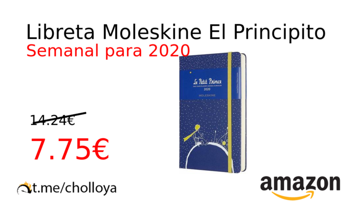 Libreta Moleskine El Principito