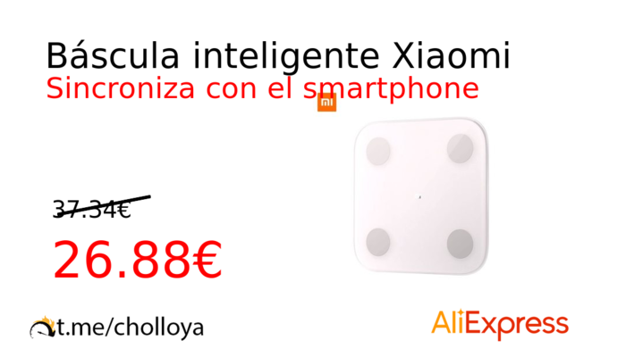 Báscula inteligente Xiaomi