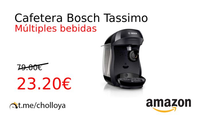 Cafetera Bosch Tassimo